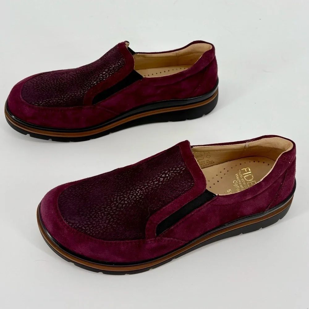 Fidelio Namir Slip On Vino Nubuck - Picture 7 of 13